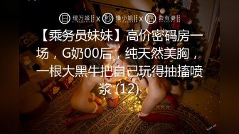 【乘务员妹妹】高价密码房一场，G奶00后，纯天然美胸，一根大黑牛把自己玩得抽搐喷浆 (12)